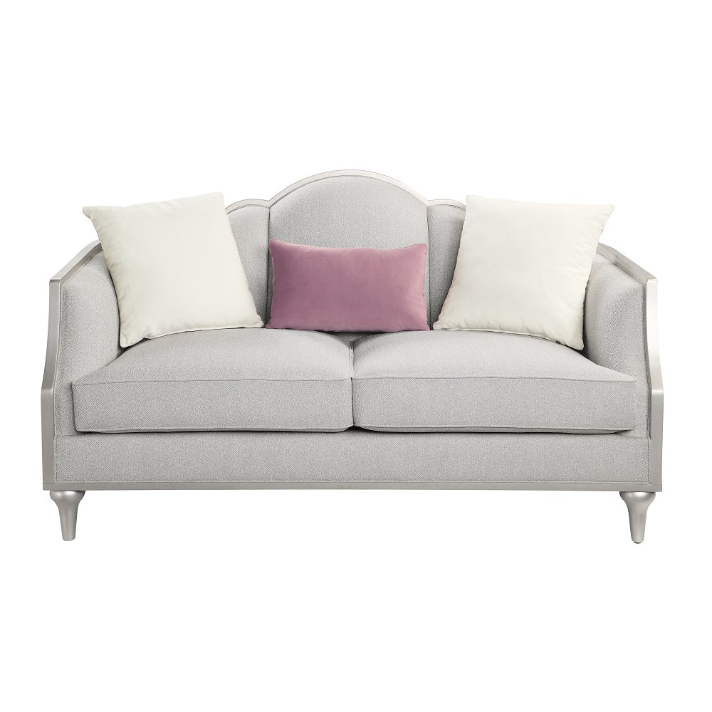 Kasa Camel-Back Sofa Collection & Stone-Top Tables