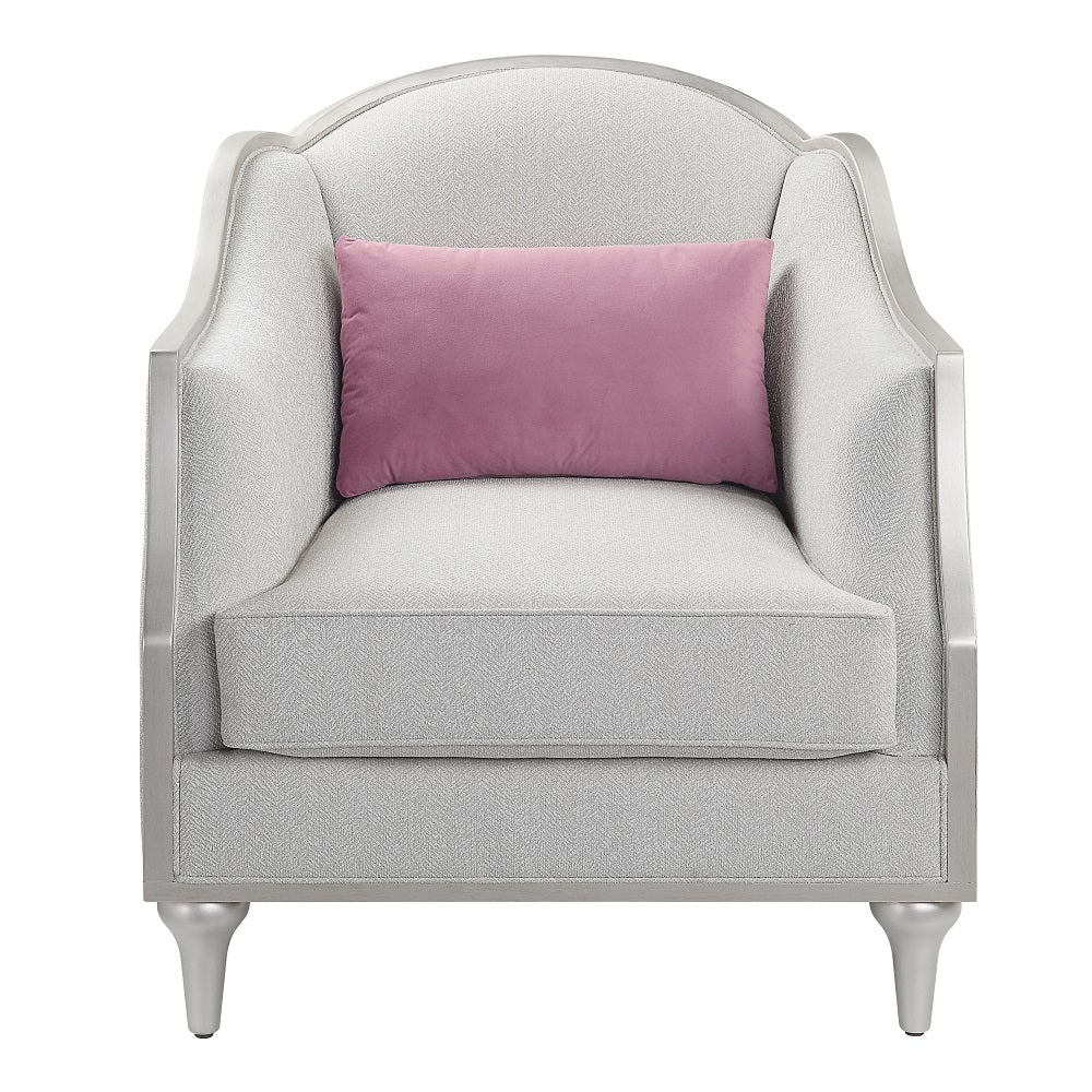 Kasa Camel-Back Sofa Collection & Stone-Top Tables