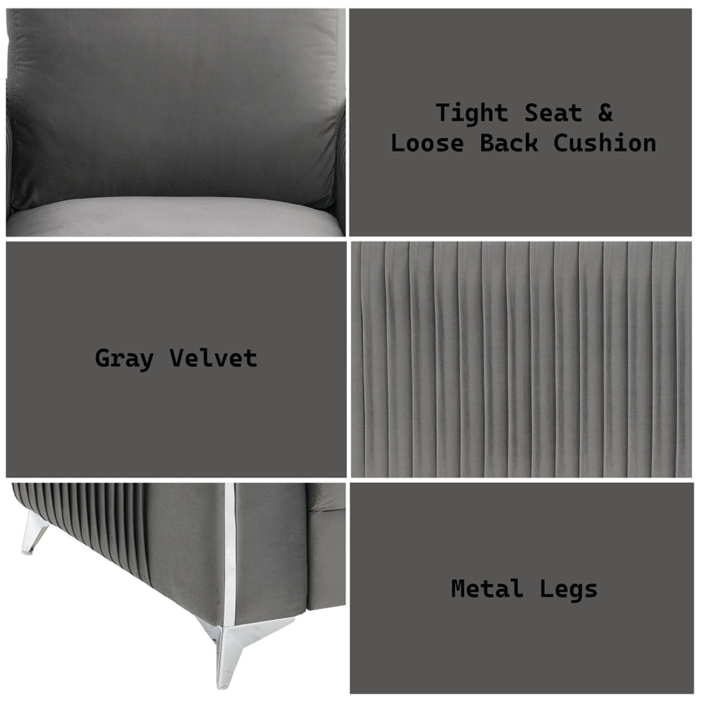 Wenona Velvet Sofa Collection