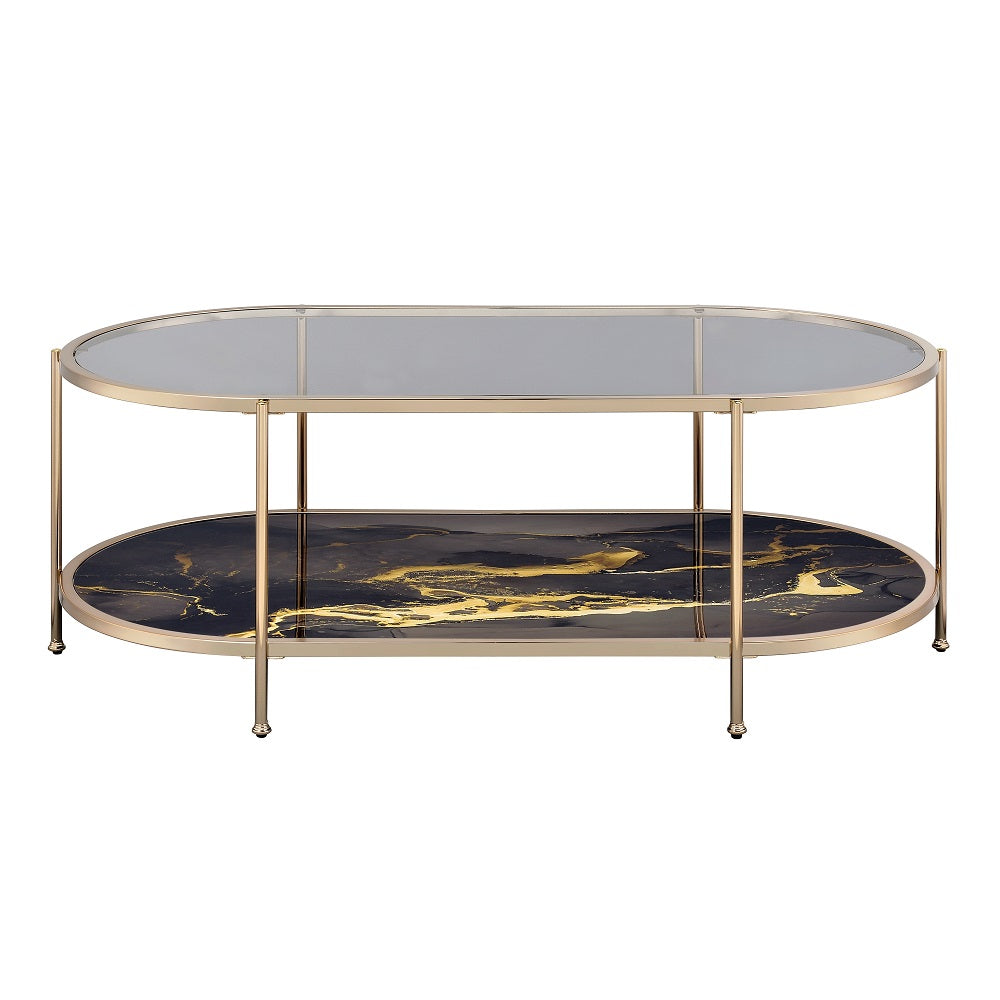 Fiorella Glass Coffee & End Table