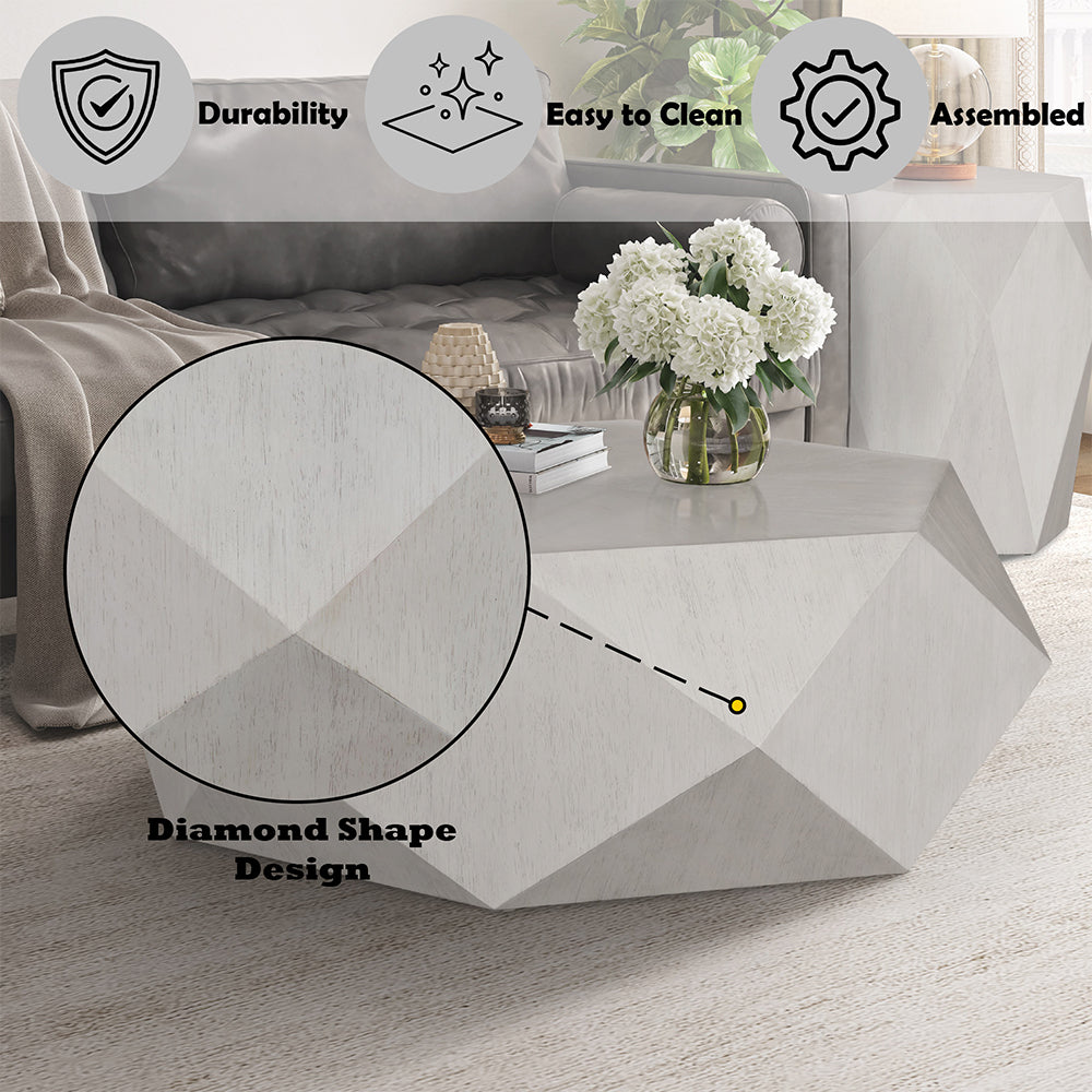 Hanniel Geometric Coffee & End Tables