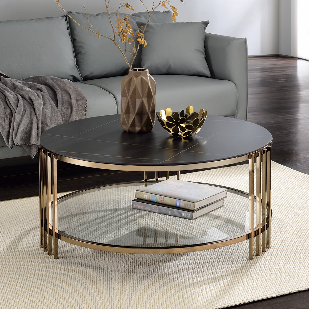 Abisha Round Coffee & End Table