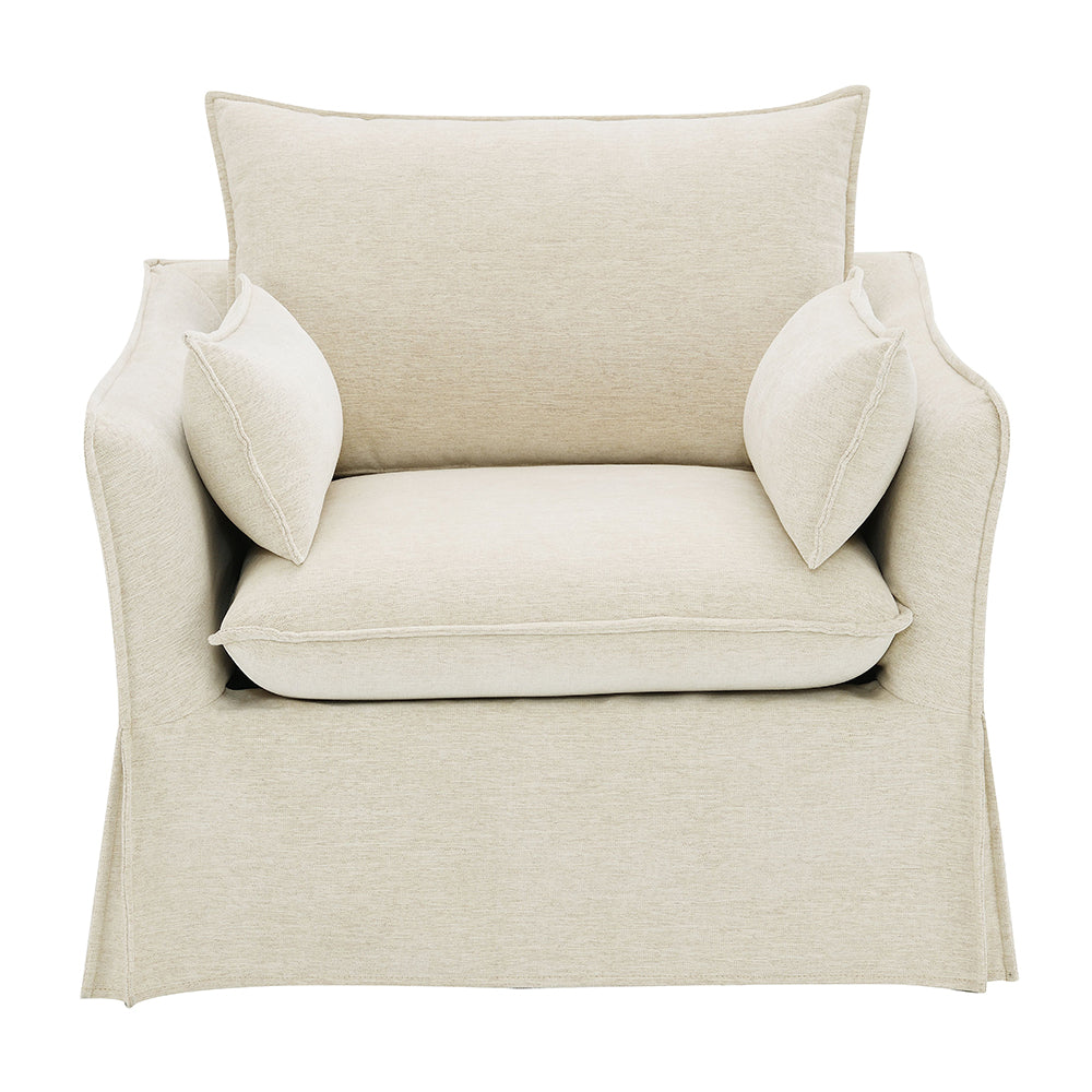 Shane Slipcovered Sofa, Loveseat & Chair