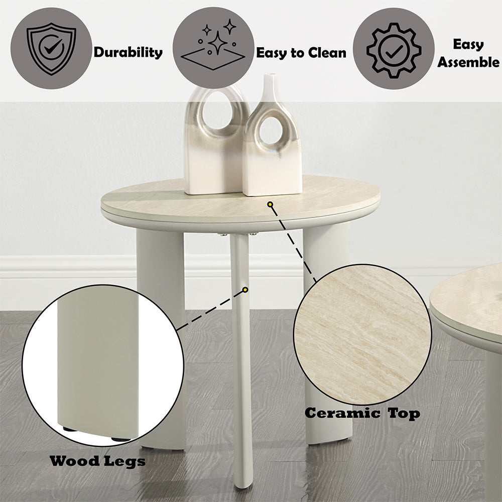 Ingram Round Coffee & End Table