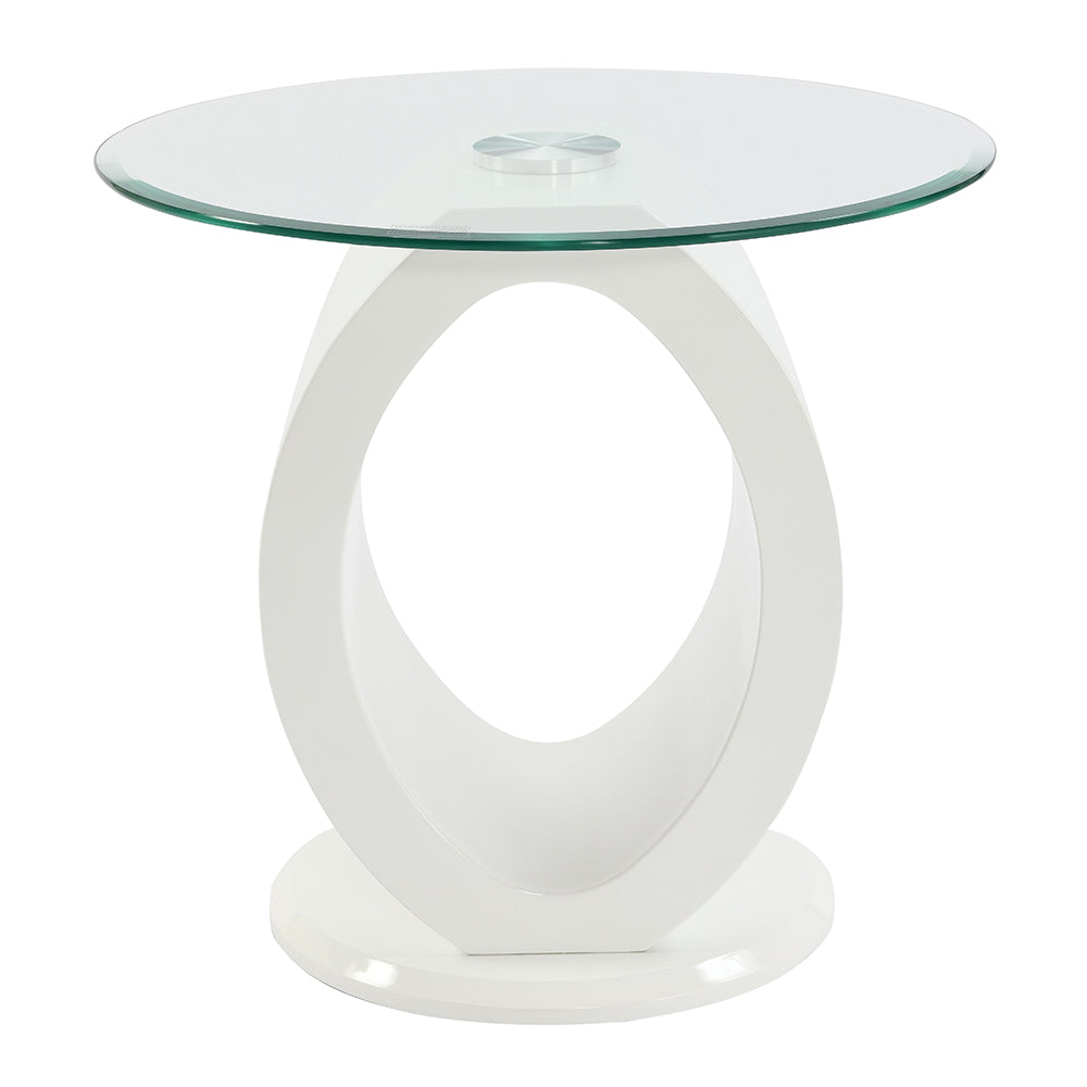 Larry Glass Top End & Sofa Tables
