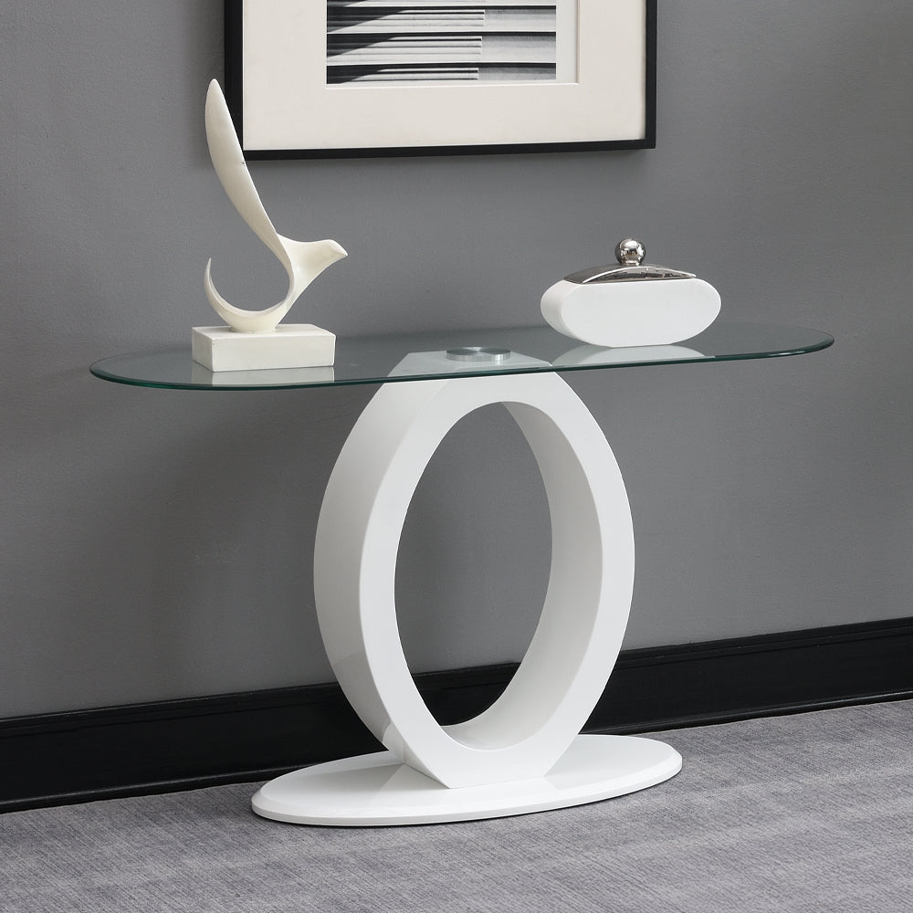 Larry Glass Top End & Sofa Tables
