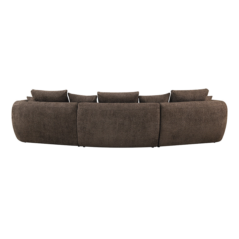 Bash Curved Boucle Sofa