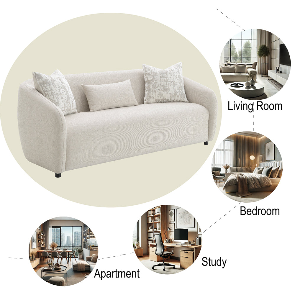 Etienne Linen Sofa Collection