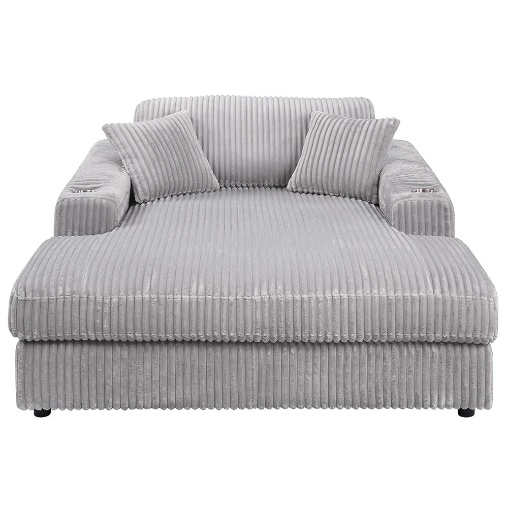 Hilde Corduroy Sectional Sofa & Chaise