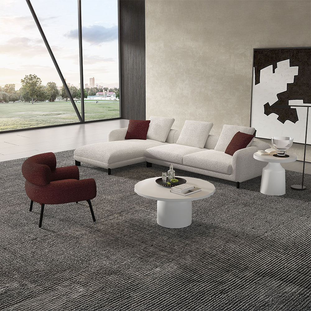 Mardi Boucle Sectional, Sofa & Chair