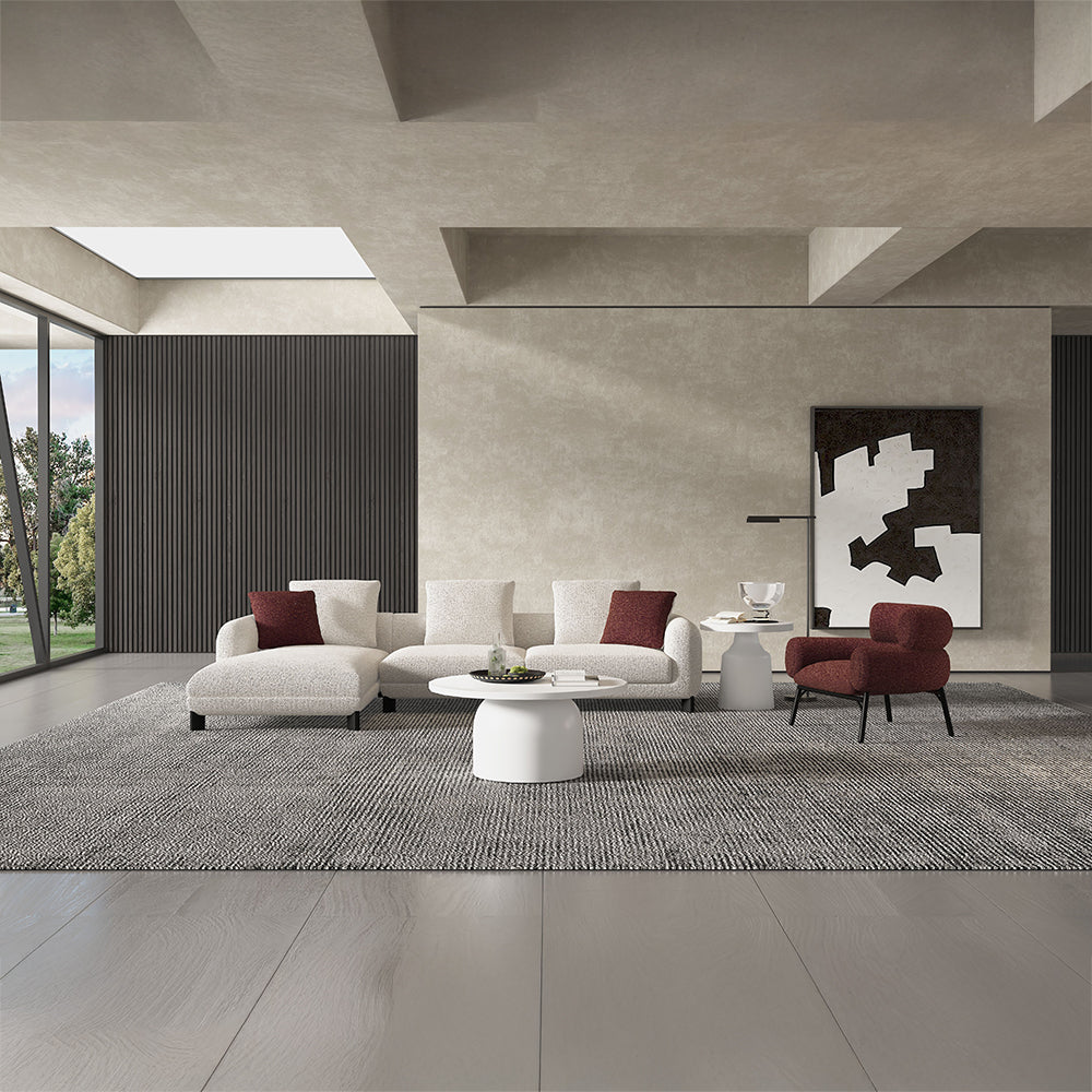 Mardi Boucle Sectional, Sofa & Chair