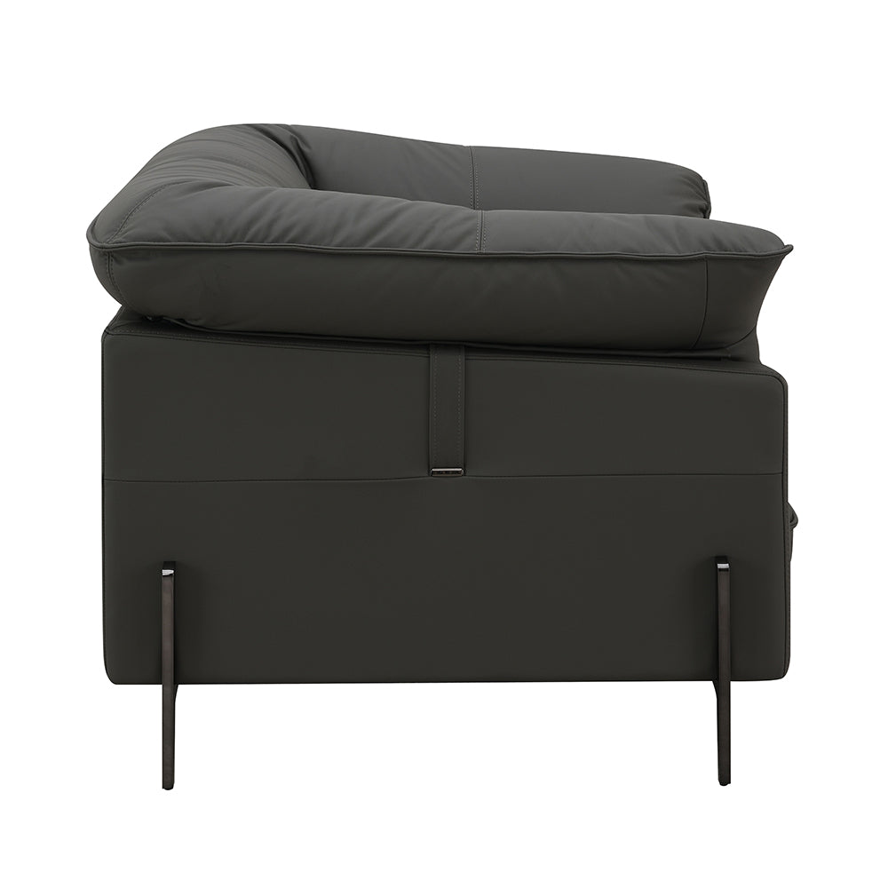 Tadi Modern Leather Sofa, Loveseat & Chair