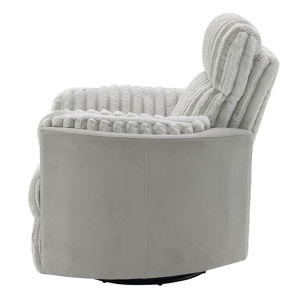 Emee Swivel Glider Recliner & Console