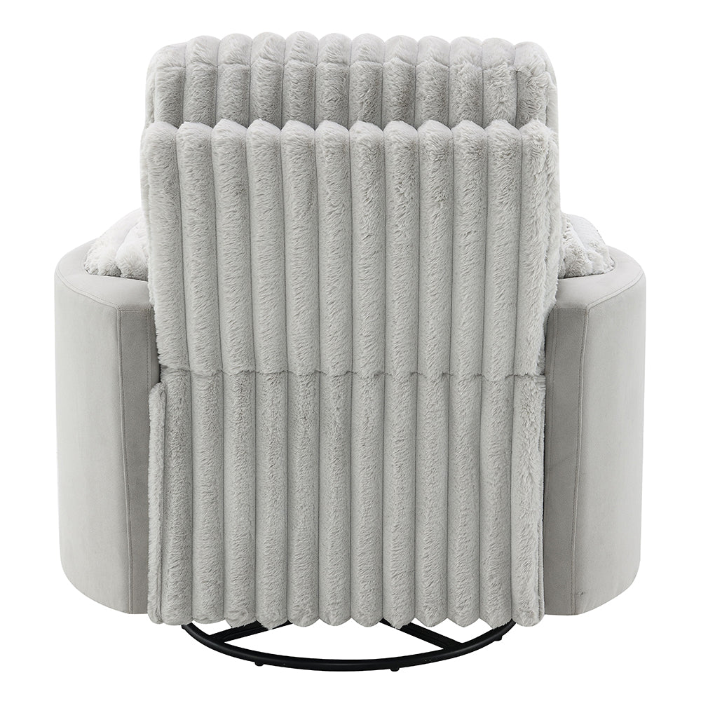 Emee Swivel Glider Recliner & Console