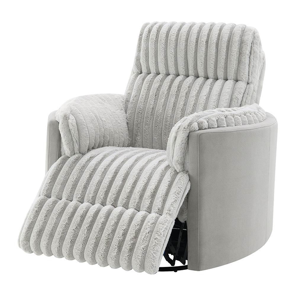 Emee Swivel Glider Recliner & Console