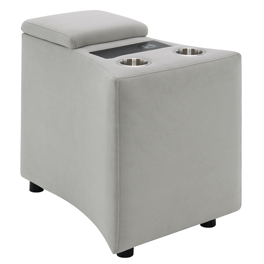 Emee Swivel Glider Recliner & Console