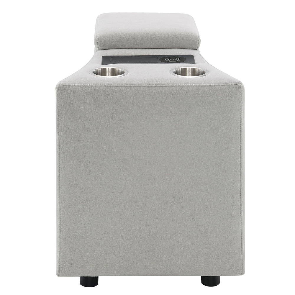 Emee Swivel Glider Recliner & Console