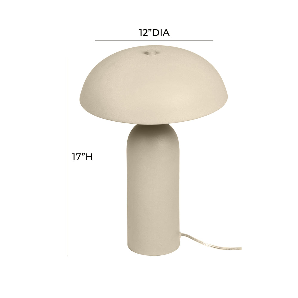 Sammi Taupe Table Lamp dimensions