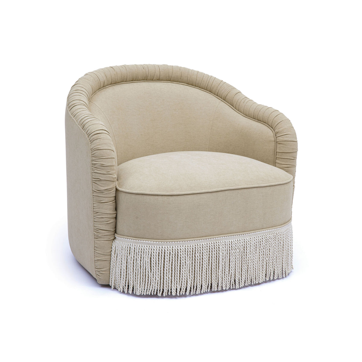 Pamela Tasseled Lounge Accent Chair - View 21