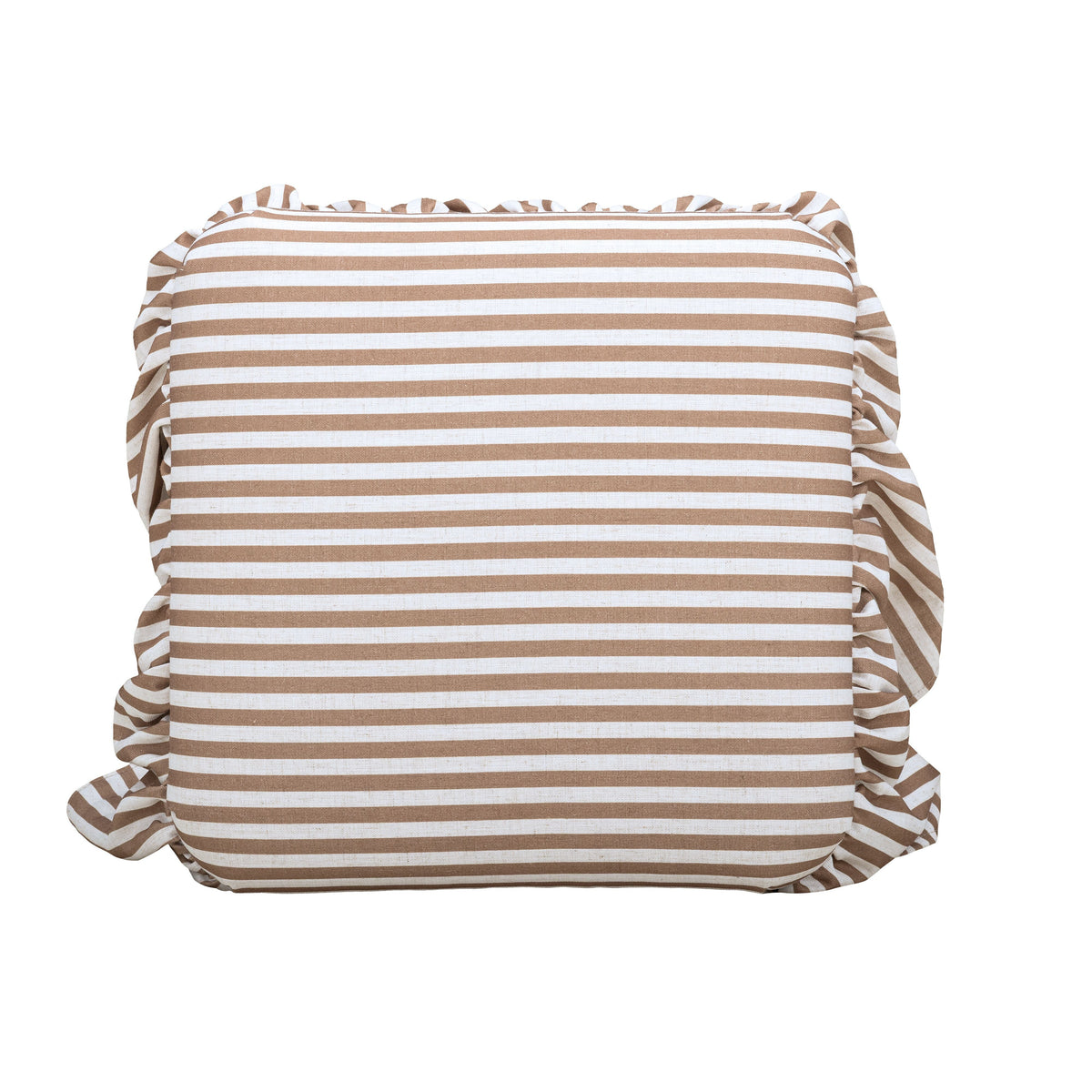 Gertrude Performance Linen Skirted Ottoman - View 6
