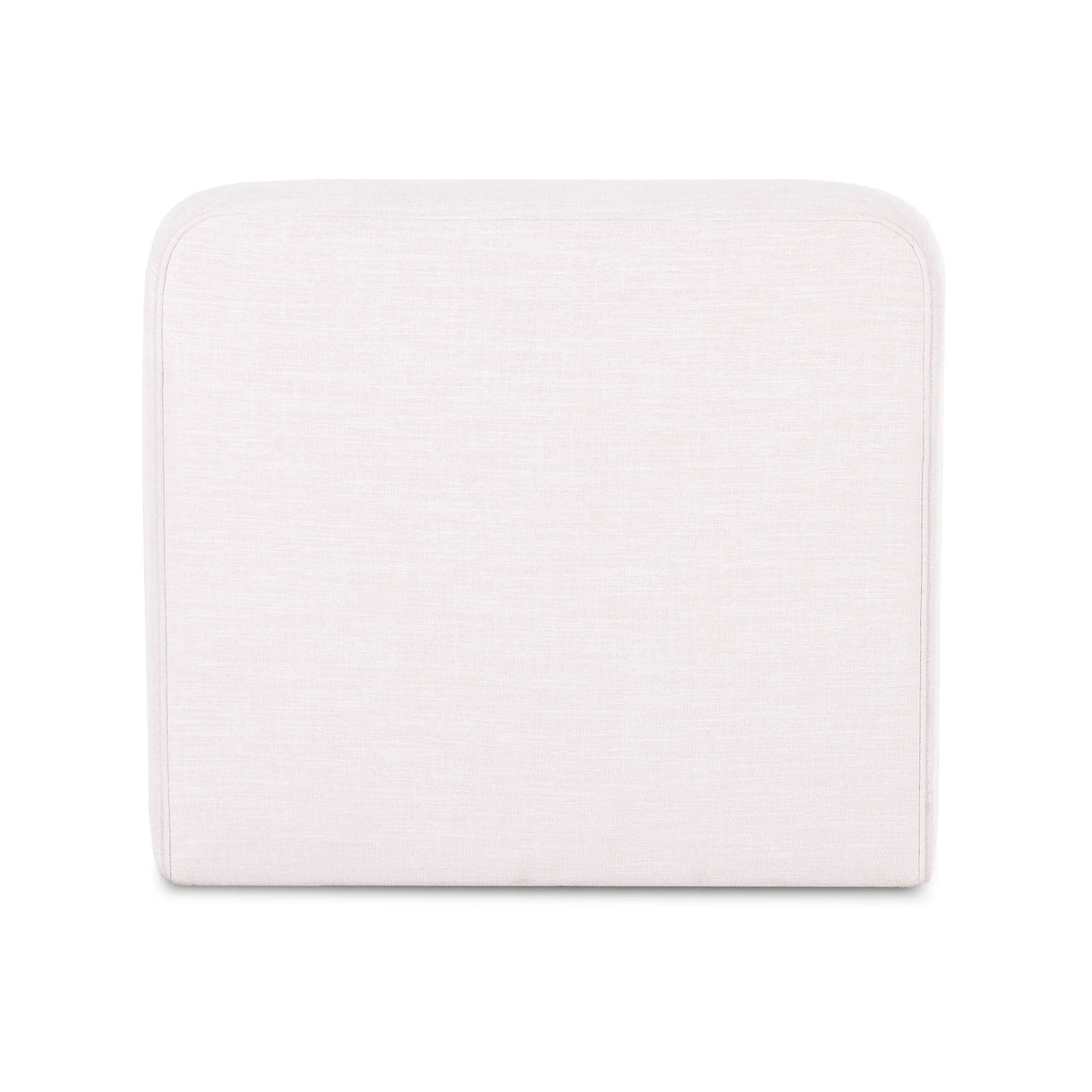 Gorge Modular Armless Chair cream fabric cushion texture close-up
