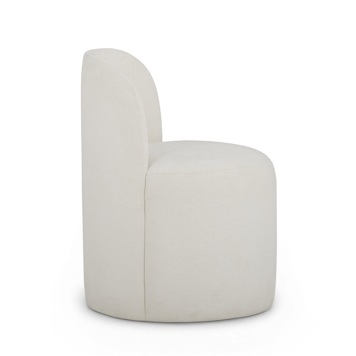 Persa Round Back Performance Chenille Dining Chair - View 5