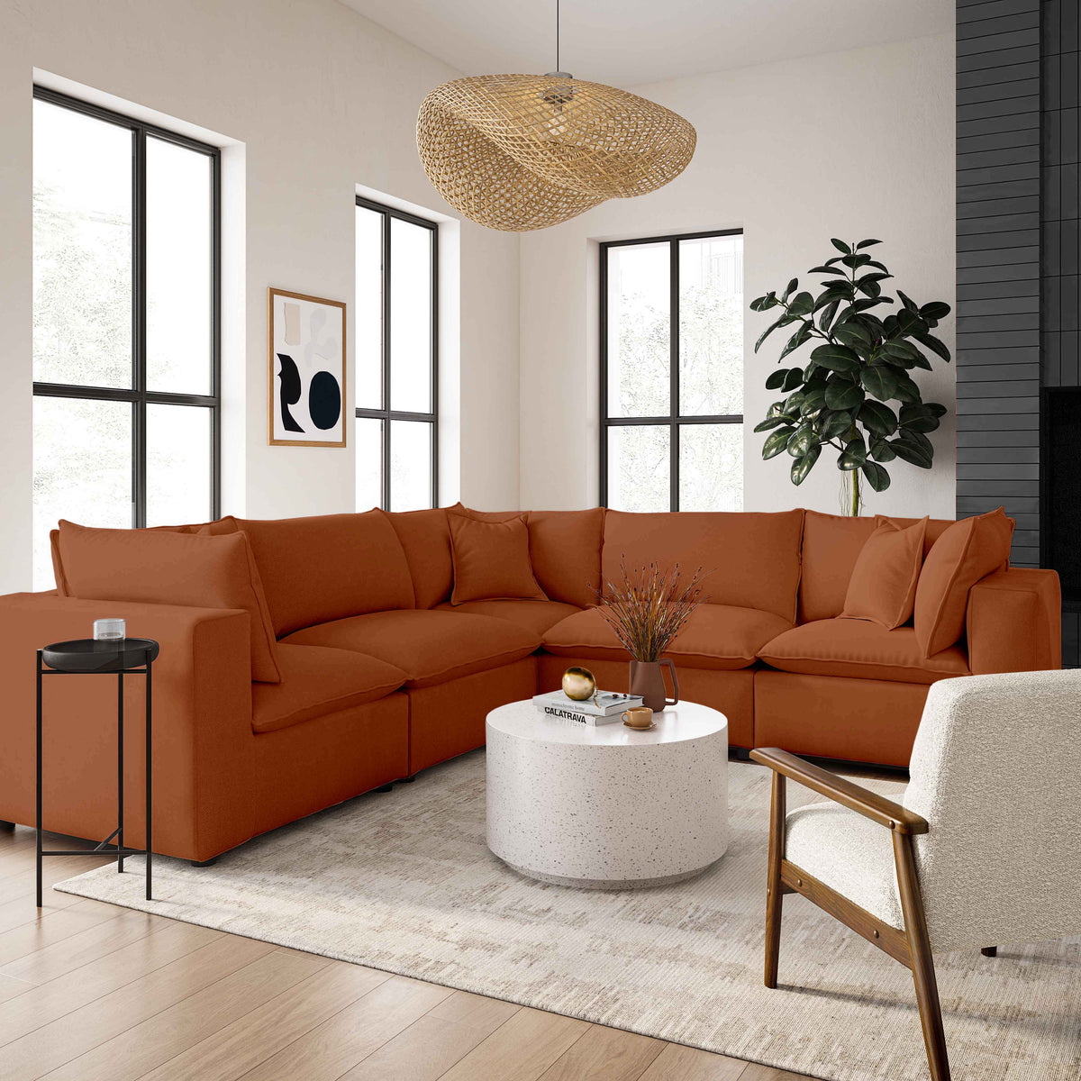 Cali Modular Armless Chair - View 31