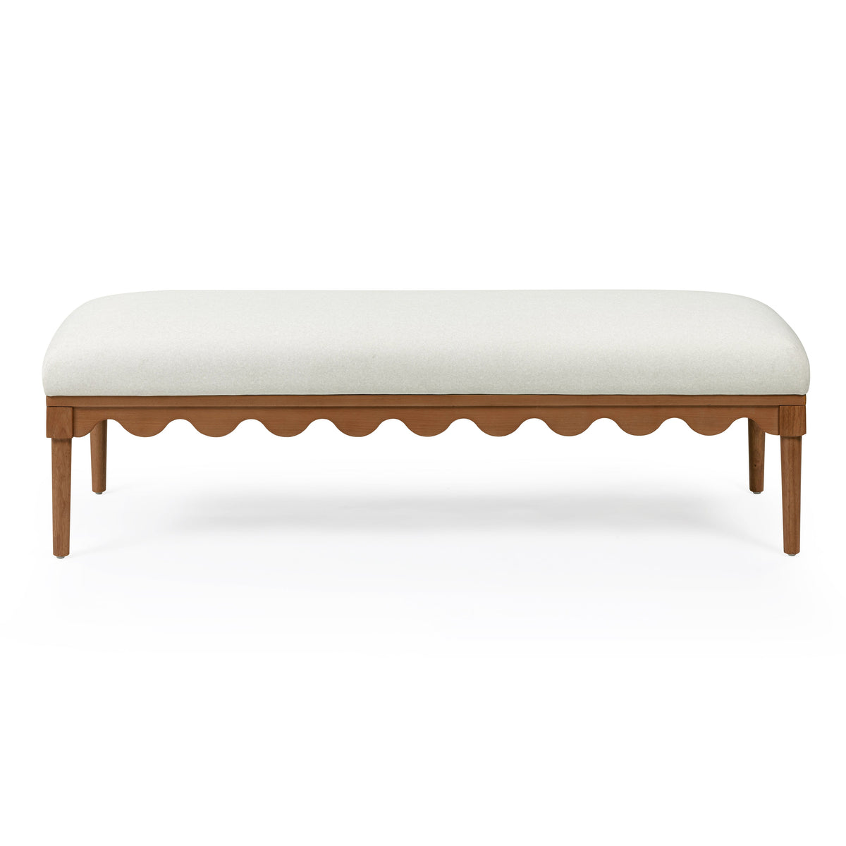 Oodle 56.5" Performance Vegan Mohair Bench - View 3