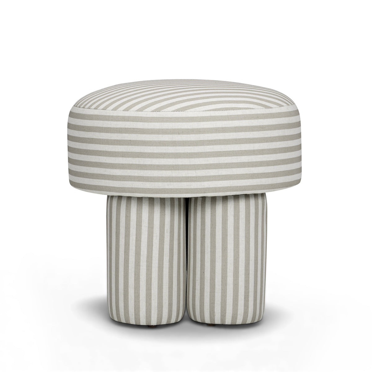Masha Linen Accent Stool - View 11