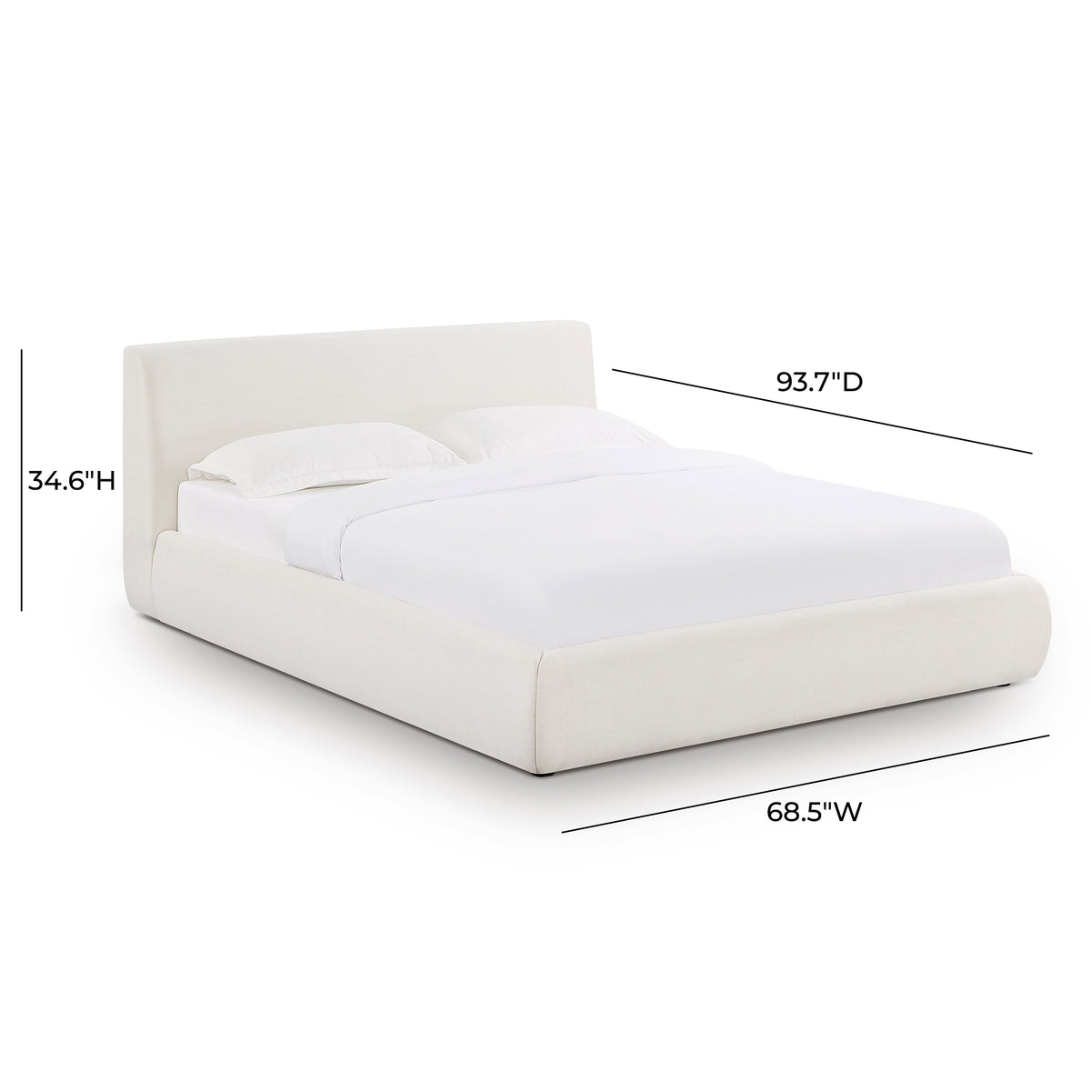 Isla Upholstered Bed - View 20