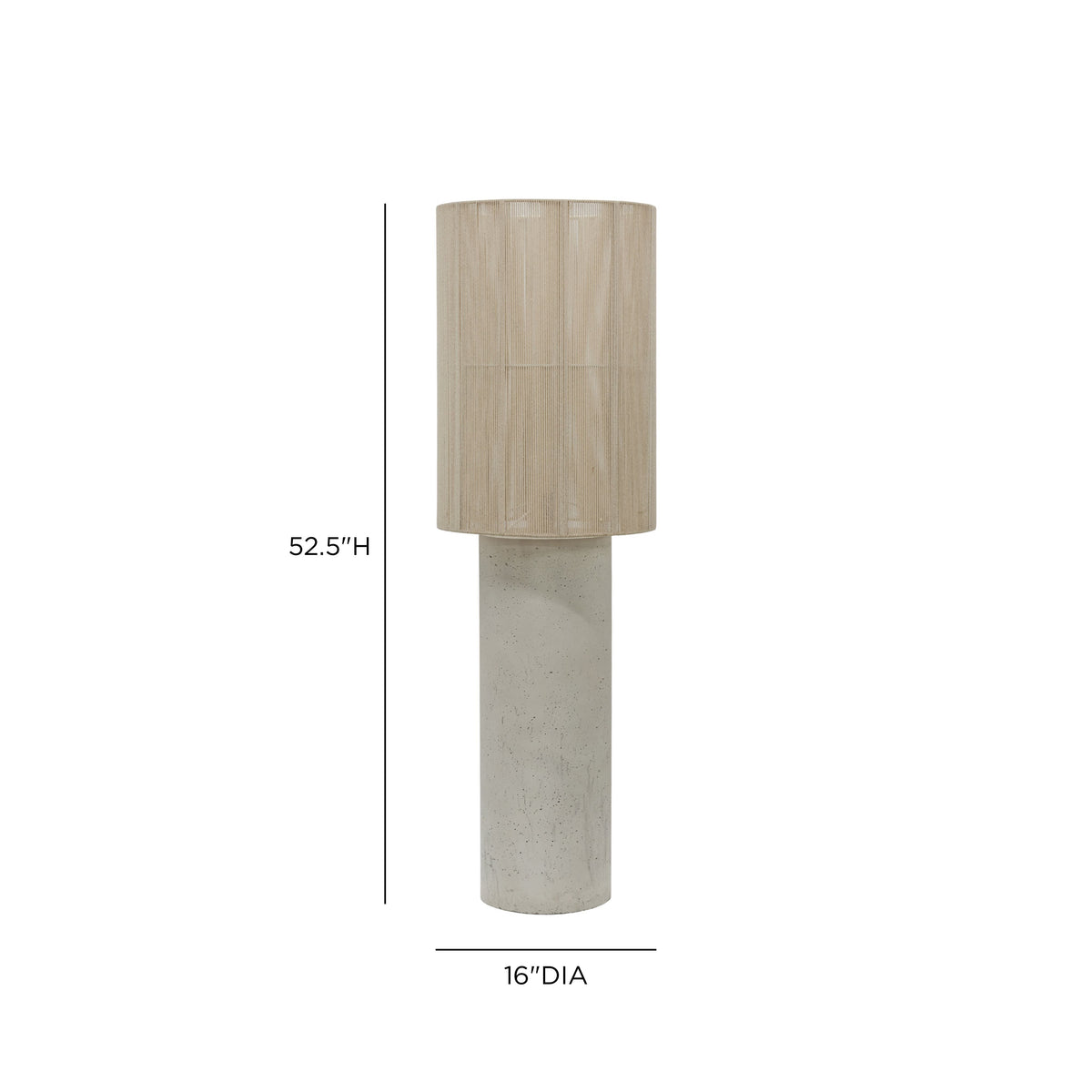 Mondada Concrete Floor Lamp - View 7