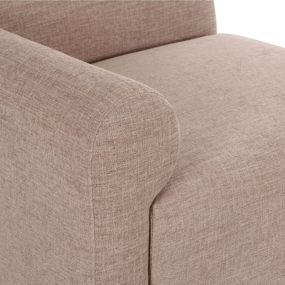 Gorge Modular Corner Chair clean tailoring and border welt detail
