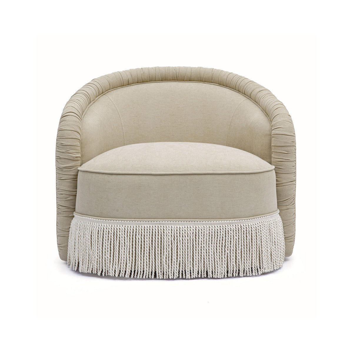 Pamela Tasseled Lounge Accent Chair - View 23