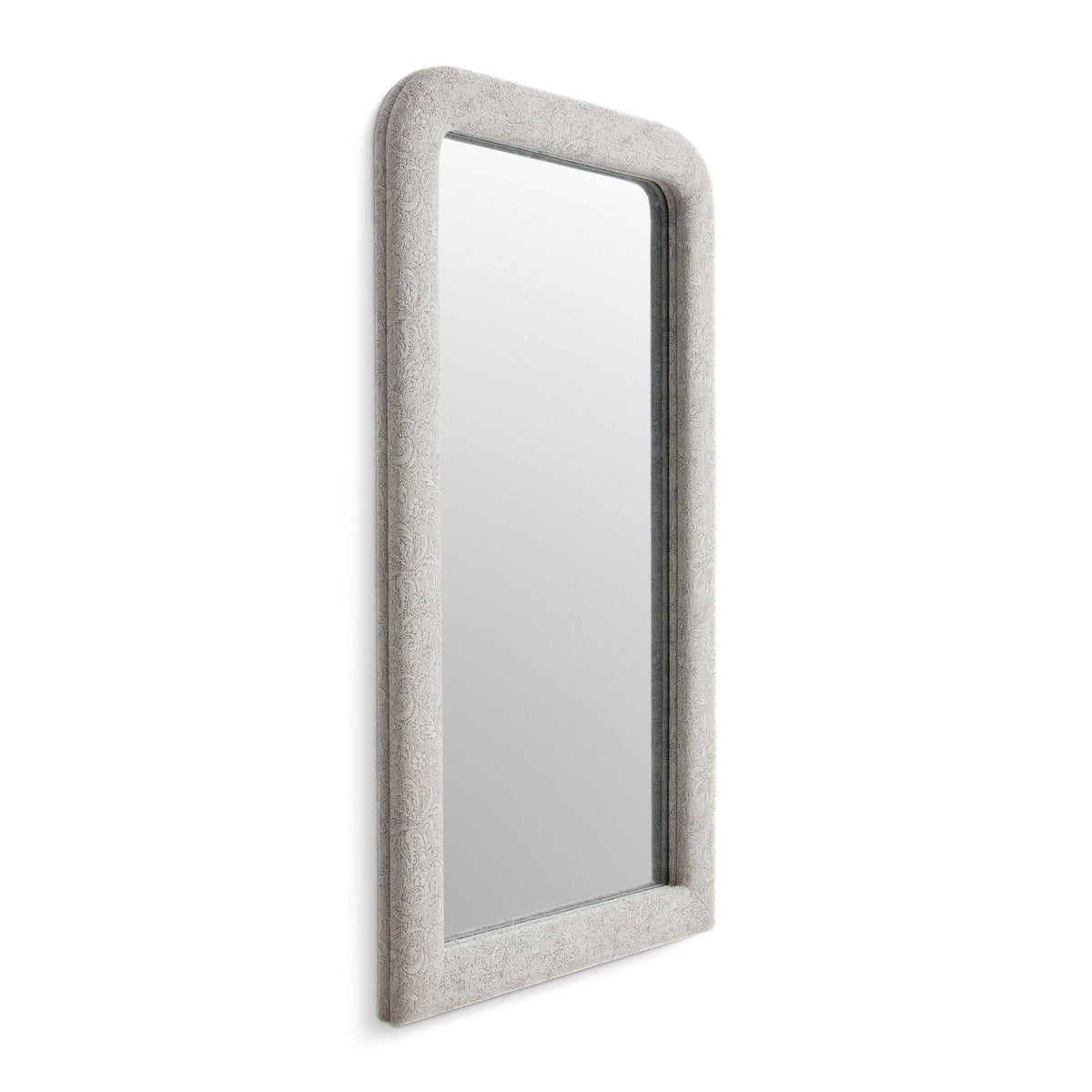 Heidi 43"X78" Upholstered Oversized Floor Mirror - View 3