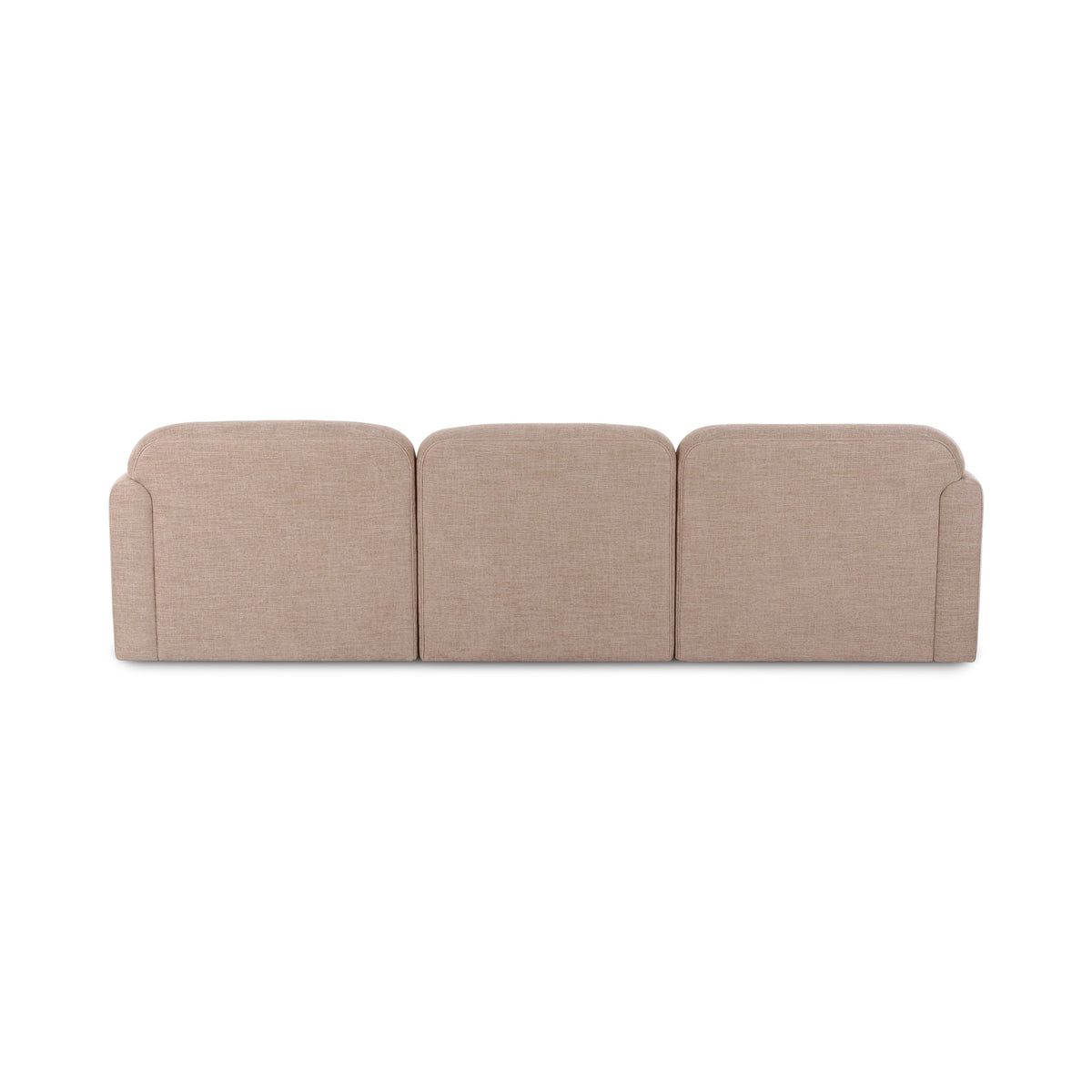 Gorge modular sofa modules shown separated into versatile seating blocks
