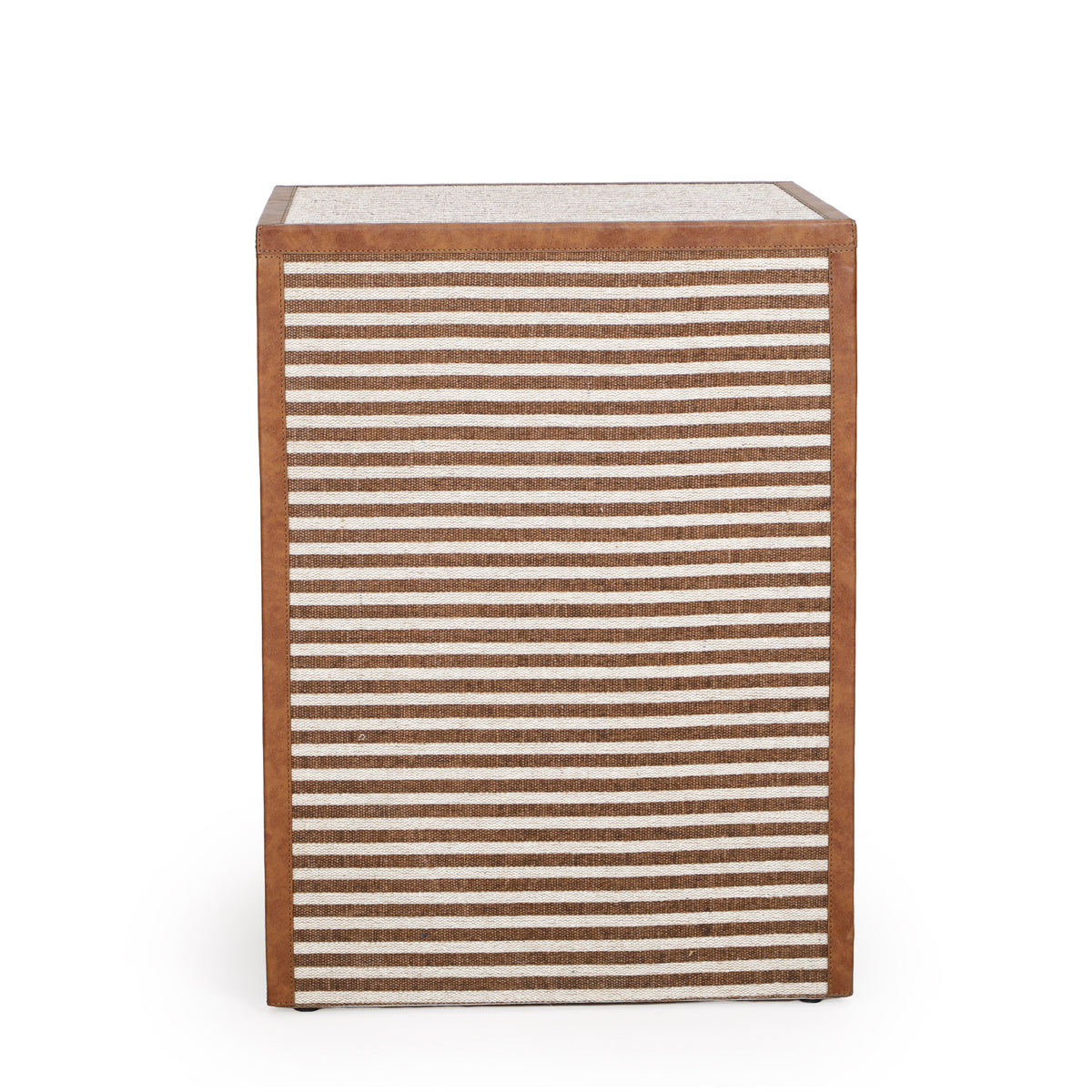 Kora 18" Cotton Jute 1-Drawer Contract-Grade Nightstand - View 7