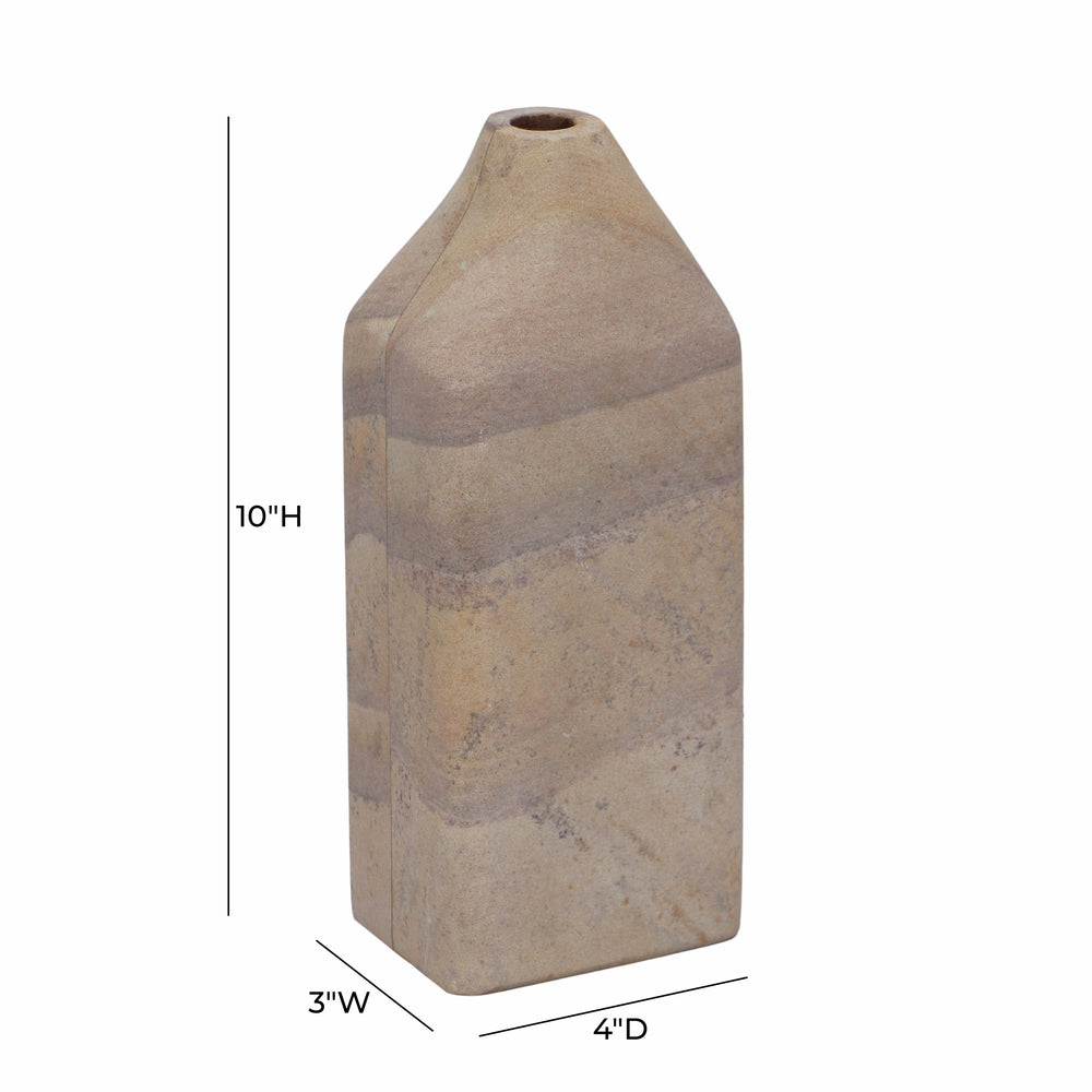 Saava Sandstone Straight Vase dimensions