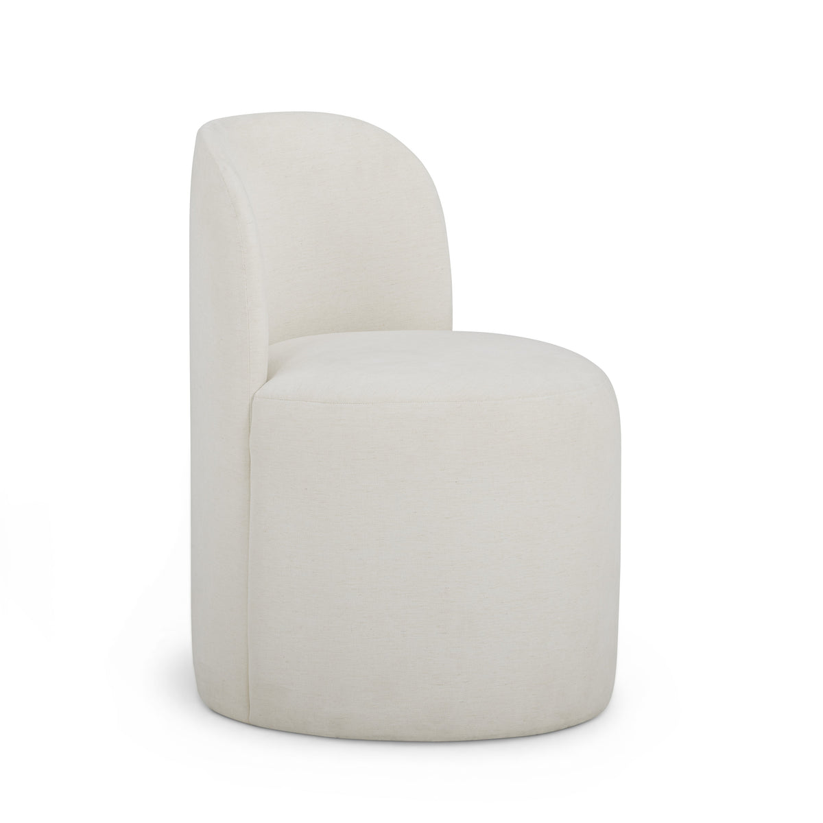 Persa Round Back Performance Chenille Dining Chair - View 1
