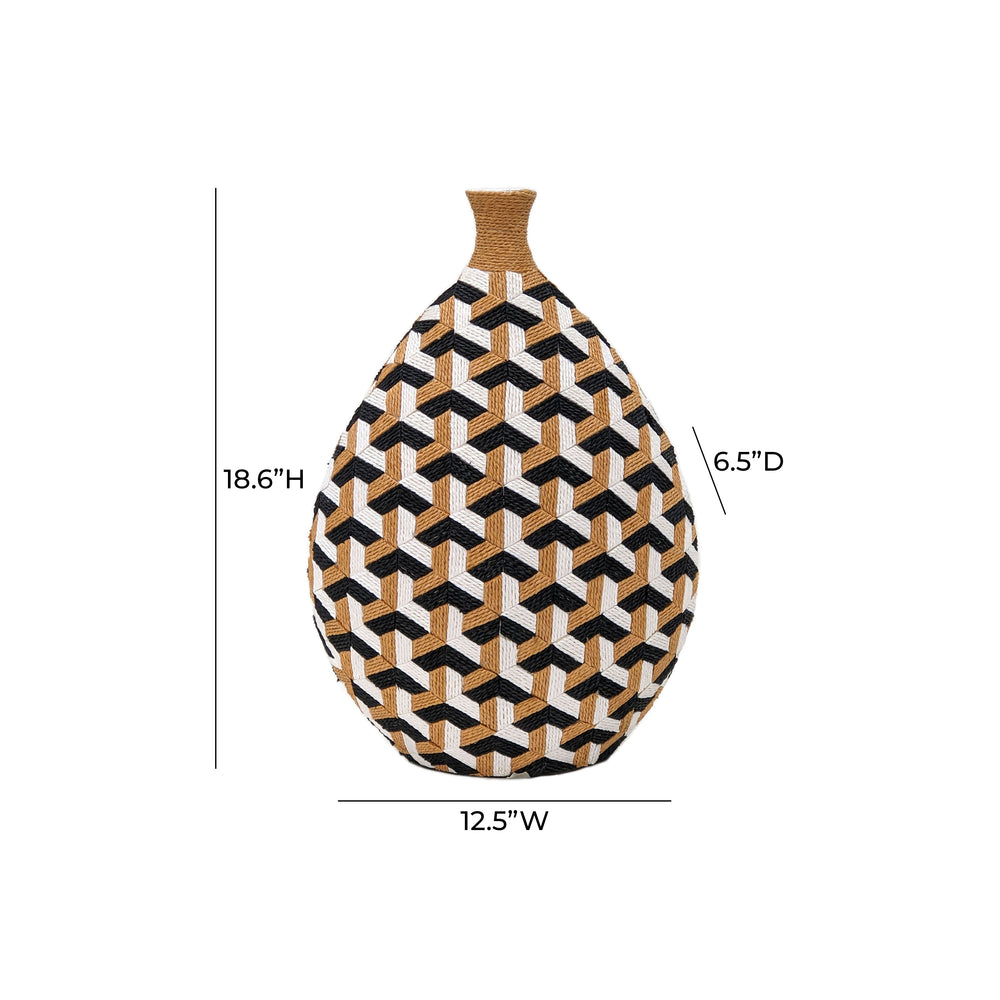 Jahia Cubism Decorative Vase dimensions