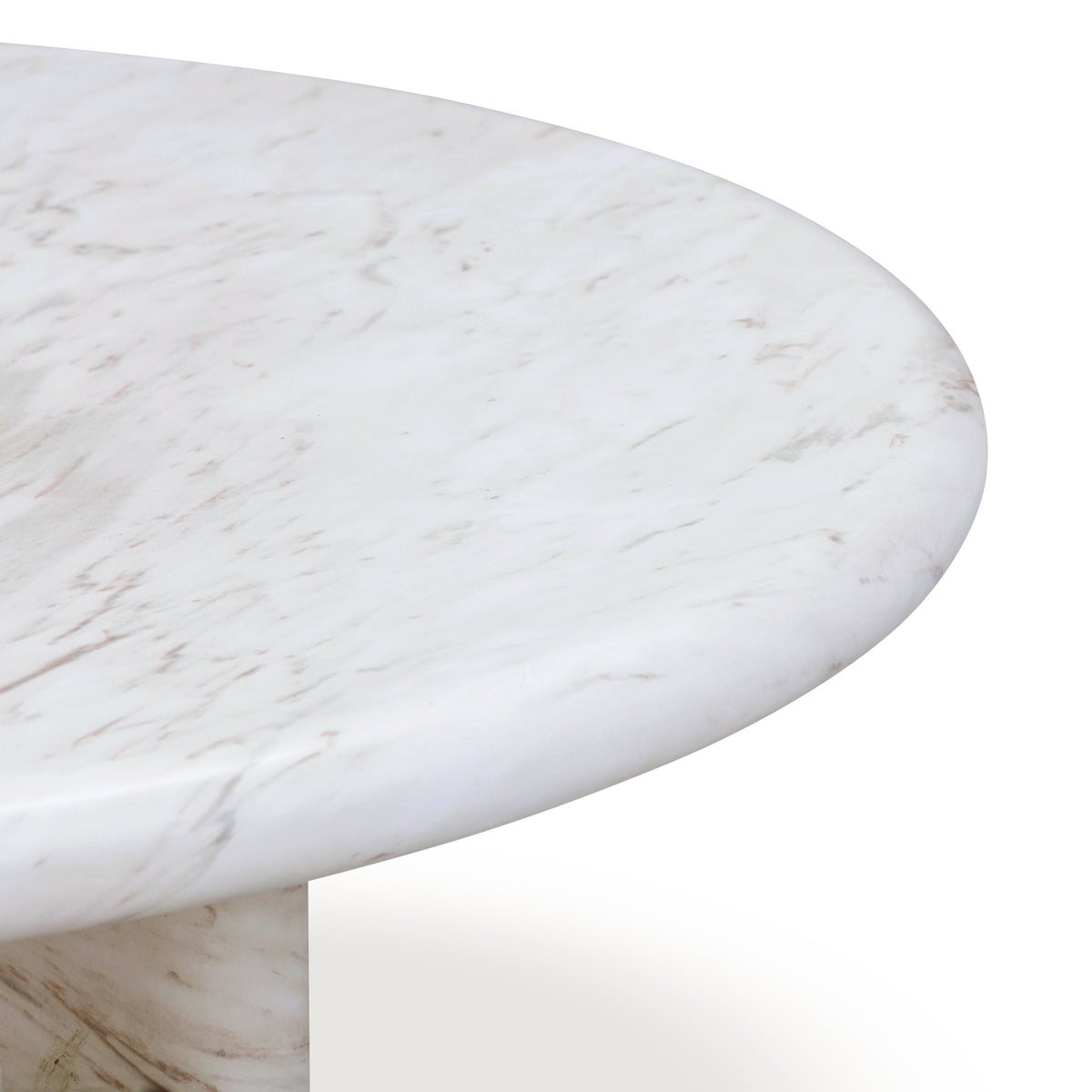 Juju Faux Marble Indoor/Outdoor Round Coffee Table (24"-32") - View 23