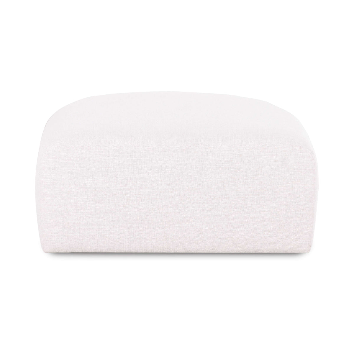 Texture detail of stain resistant performance fabric on the Gorge modular footstool