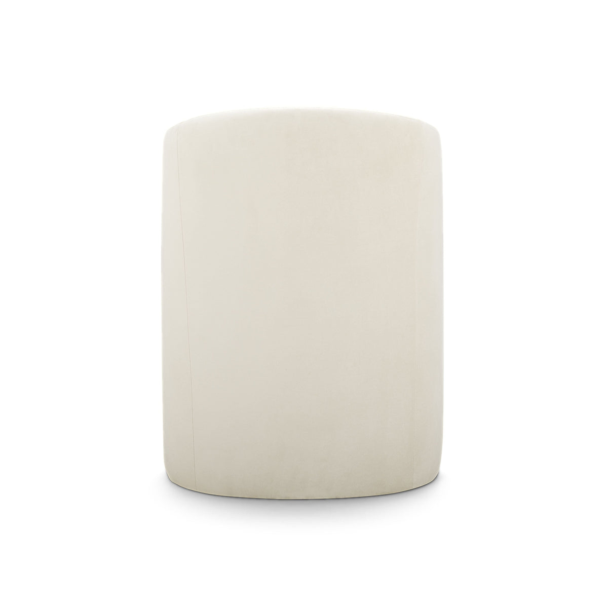 Seraphina performance velvet dining chair back view highlighting tailored upholstery