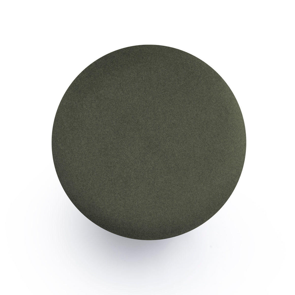 Dex round footrest elevation view from floor level