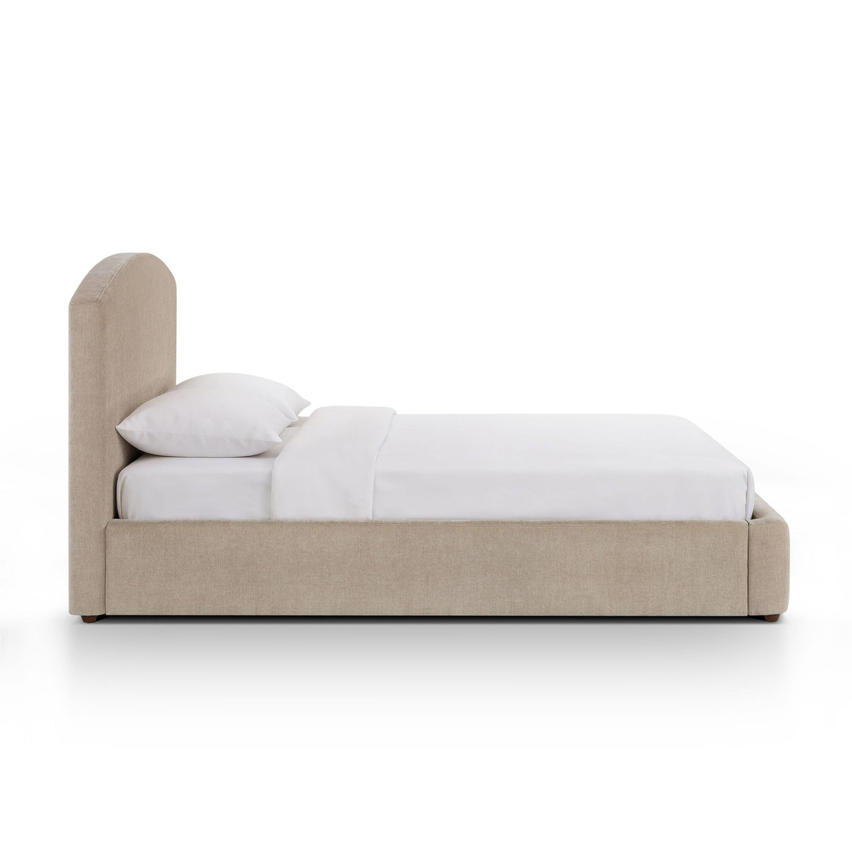 Leah 48-inch bed frame joinery and supportive center leg construction