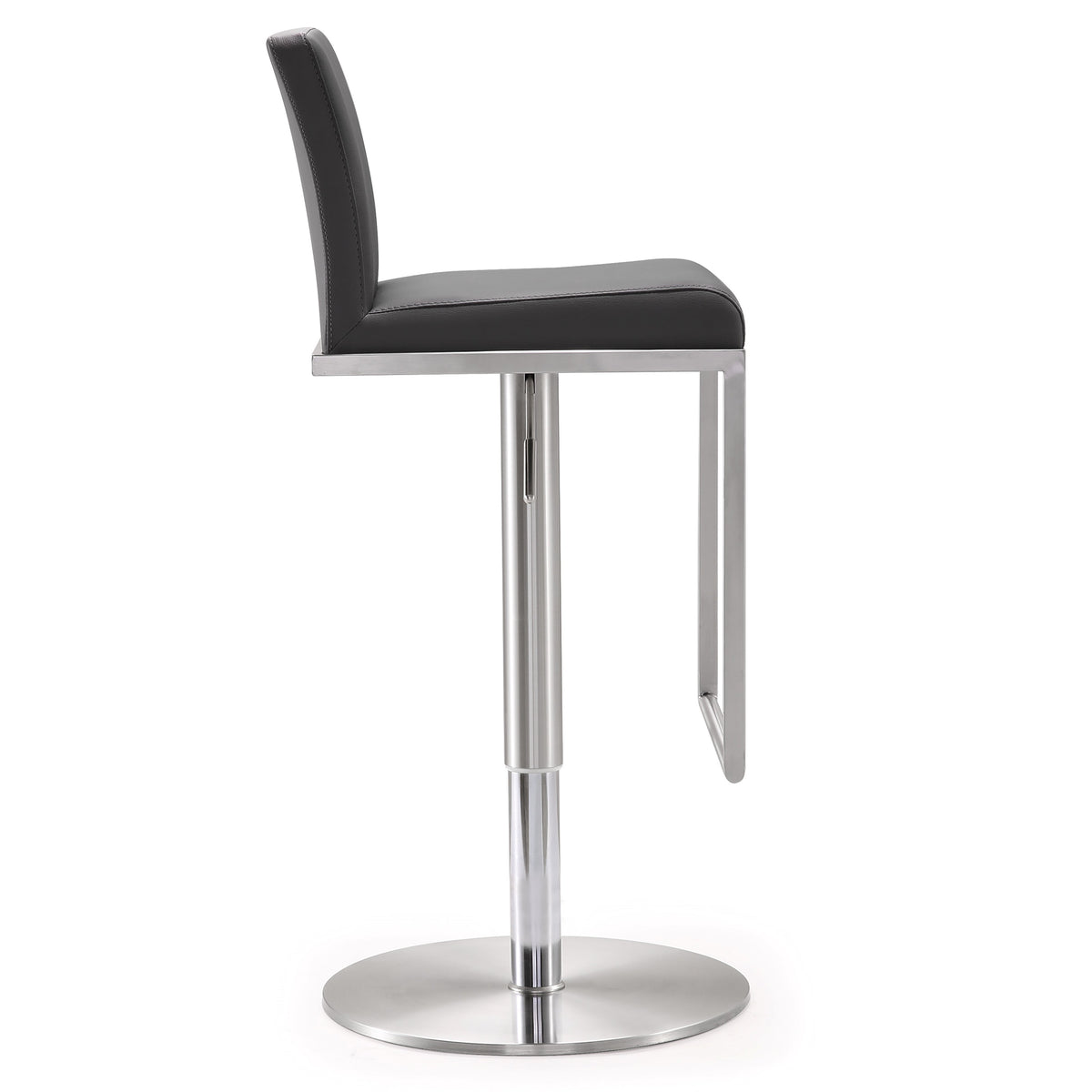 Amalfi Performance Vegan Leather Adjustable Stool - View 21
