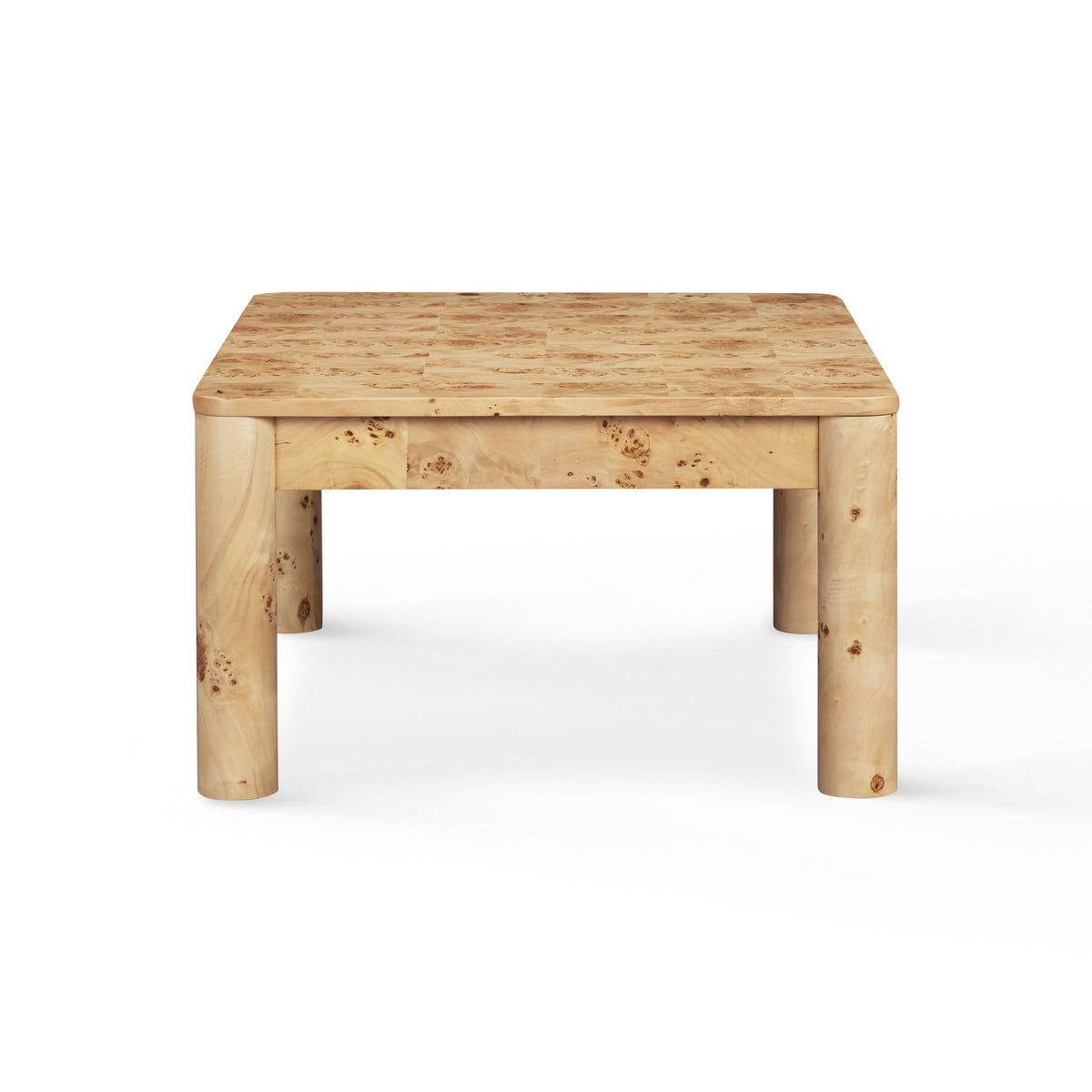 Berri 39" Natural Burl Coffee Table - View 4