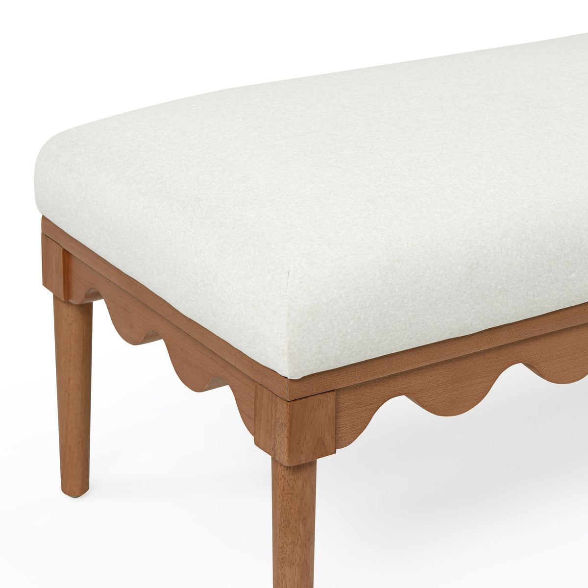 Oodle 56.5" Performance Vegan Mohair Bench - View 4