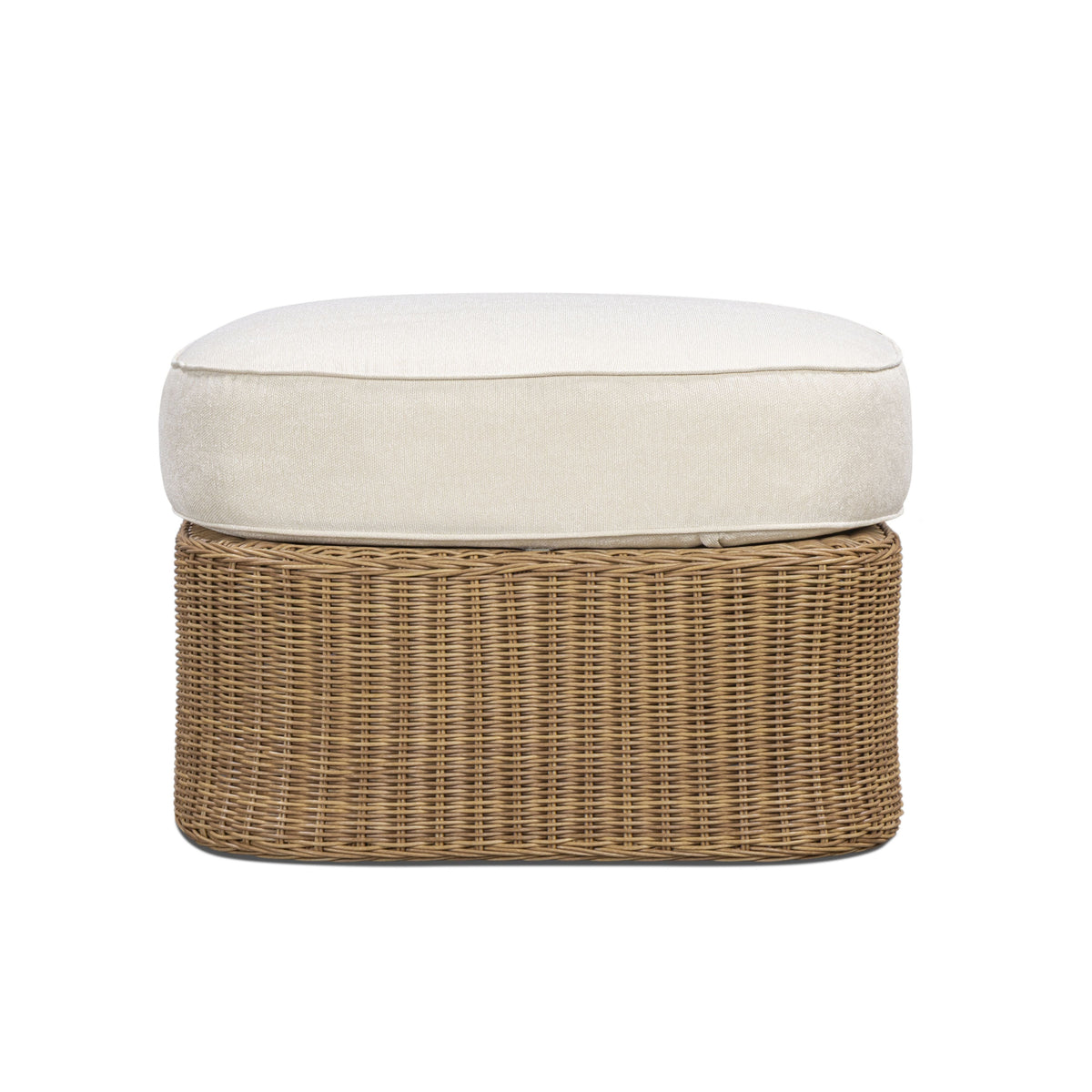 Axel Boucle Outdoor Ottoman - View 3