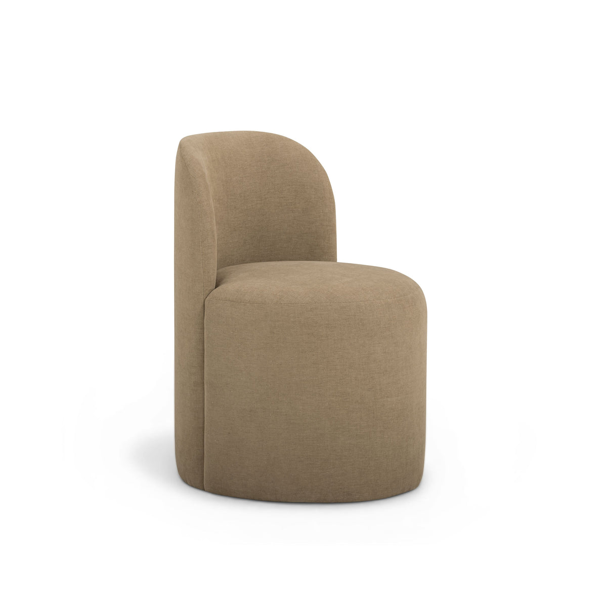 Persa Round Back Performance Chenille Dining Chair - View 8