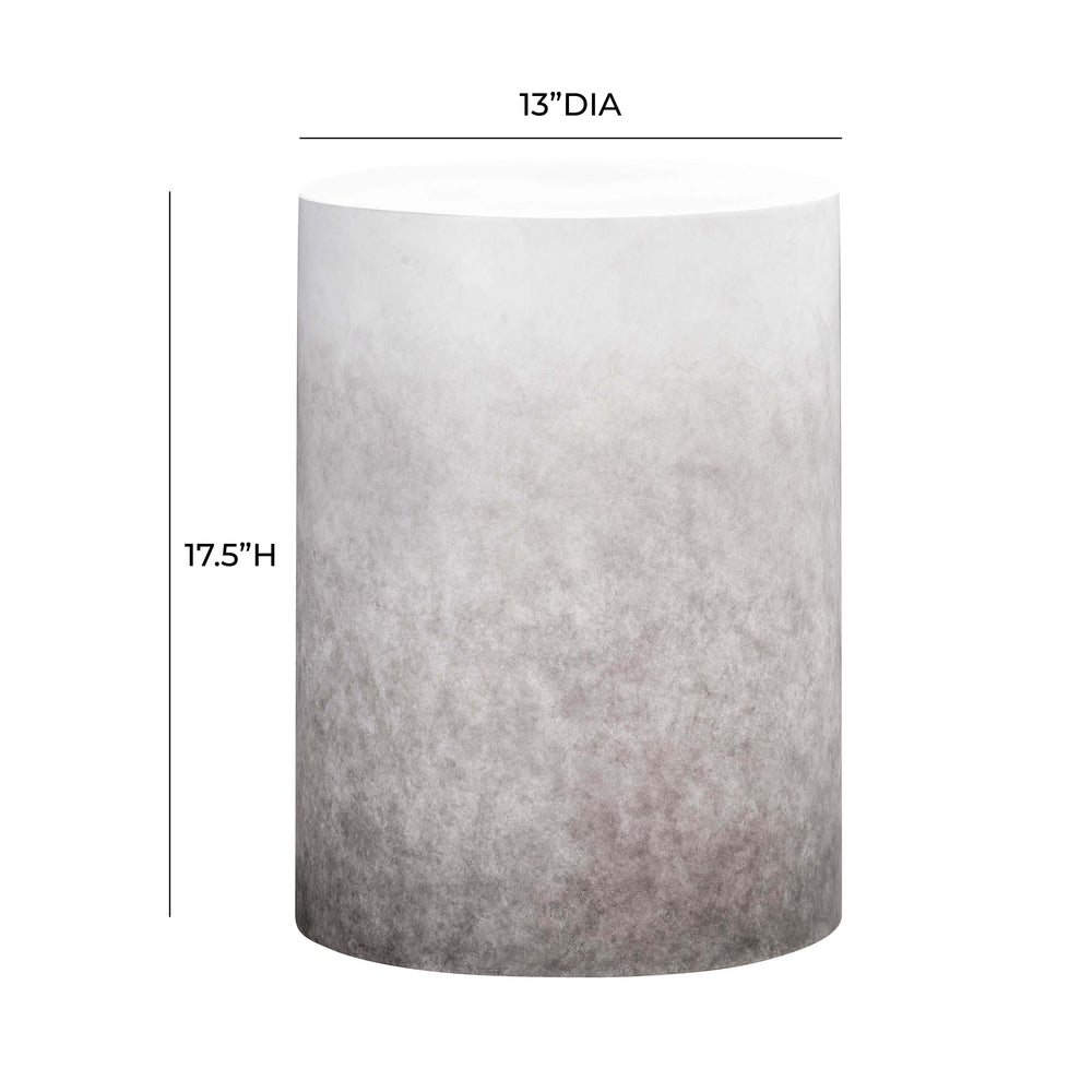 Sarana Ombre Concrete Stool dimensions